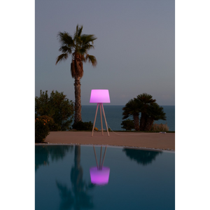 White Tripod Outdoor Floor Lamp | Myyour Agata | Italianfurniture.com