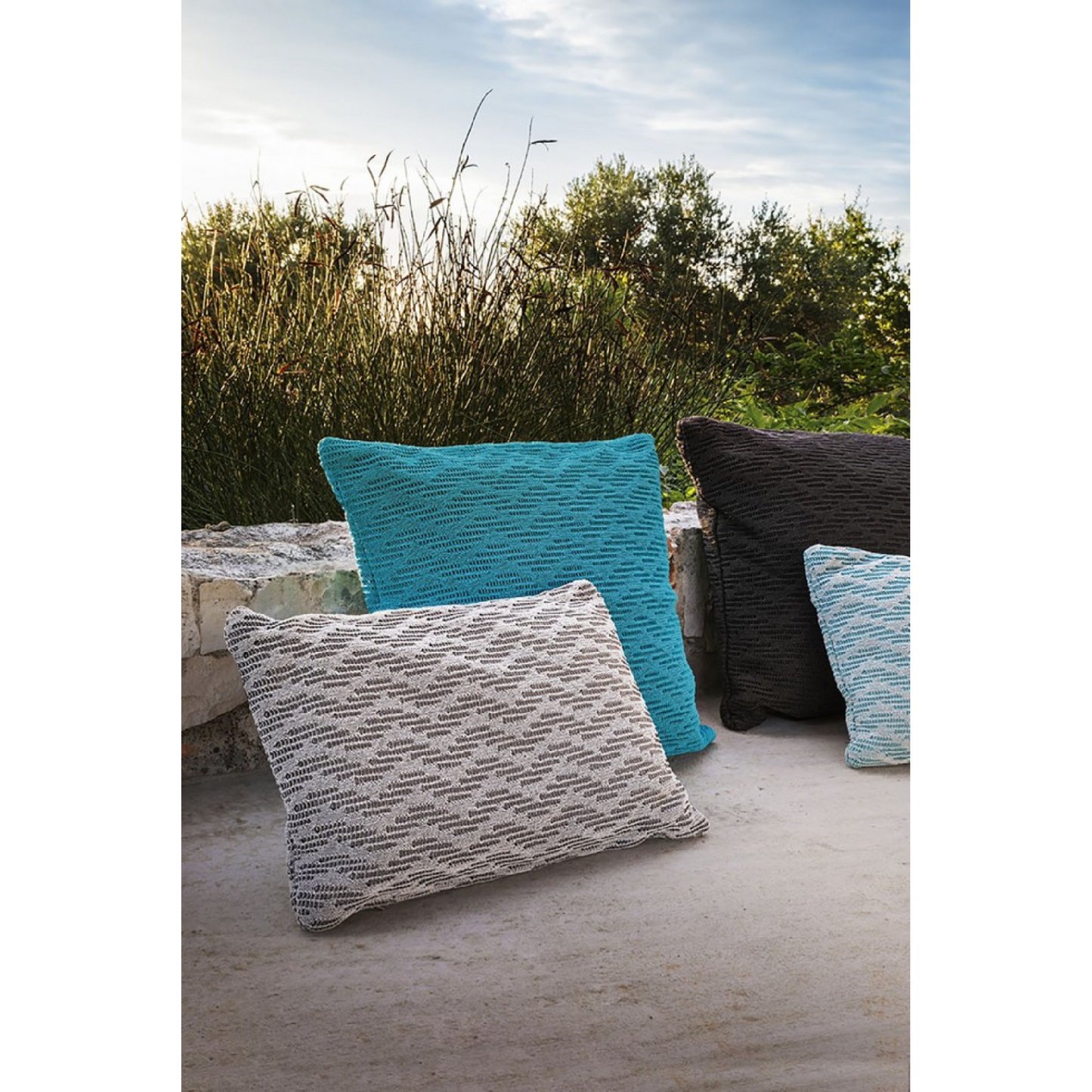 Outdoor Fabric Pillow | Myyour Wave