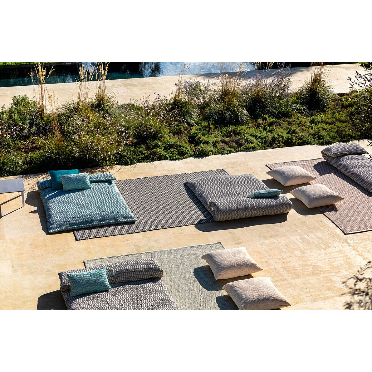 White Outdoor Sun Bed | Myyour Wave | Italianfurniture.com