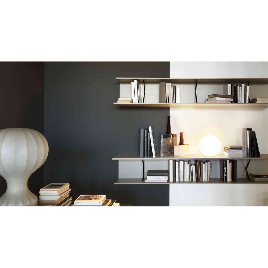 Wall-Mounted Panel Bookcase L | Lema Mimi | ItalianFurniture.com