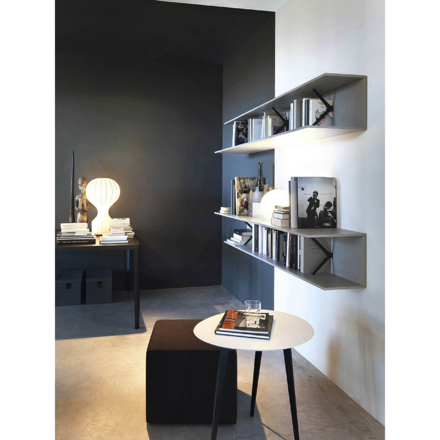 Wall-Mounted Panel Bookcase L | Lema Mimi | ItalianFurniture.com