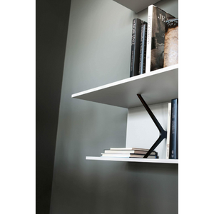 Wall-Mounted Panel Bookcase L | Lema Mimi | ItalianFurniture.com