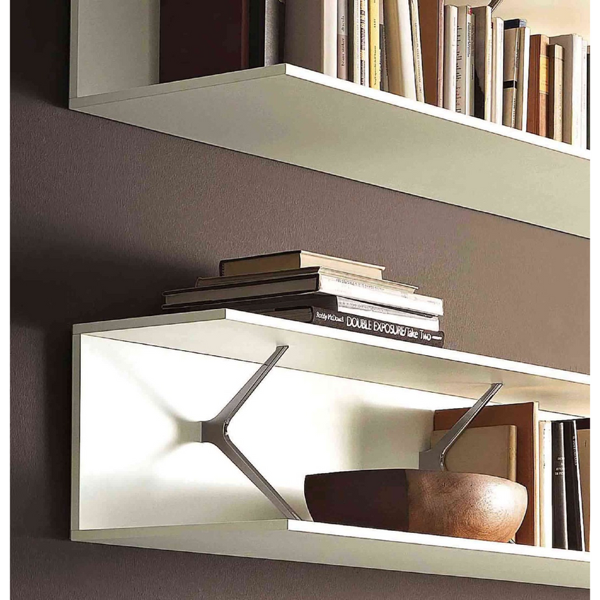 Wall-Mounted Panel Bookcase L | Lema Mimi | ItalianFurniture.com