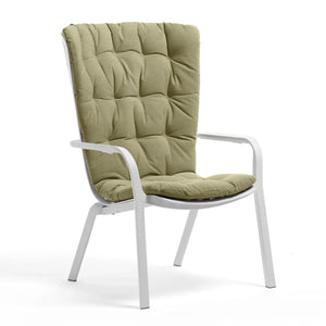 Square Perforated Reclining Outdoor Armchair | Nardi Folio