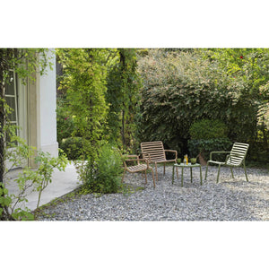 Slatted Round Outdoor Coffee Table | Nardi Doga