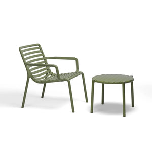 Slatted Round Outdoor Coffee Table | Nardi Doga