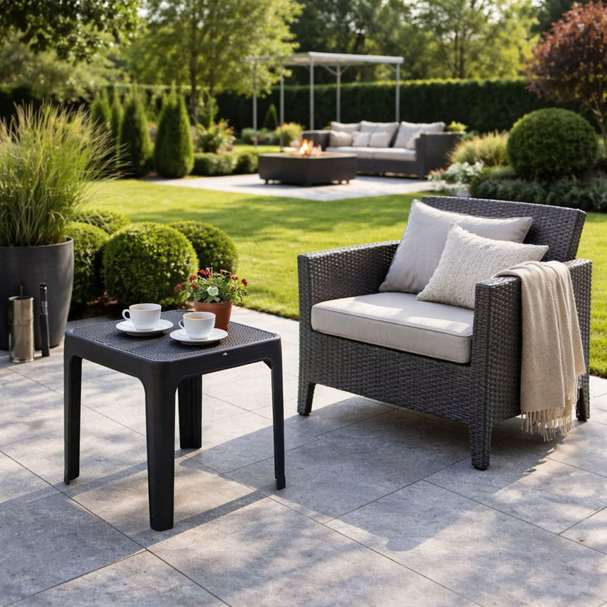 Outdoor Perforated Square Coffee Table | Nardi Net