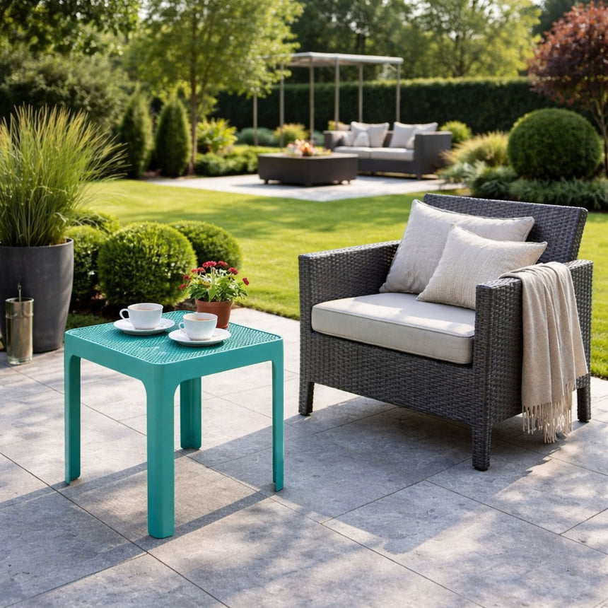 Outdoor Perforated Square Coffee Table | Nardi Net