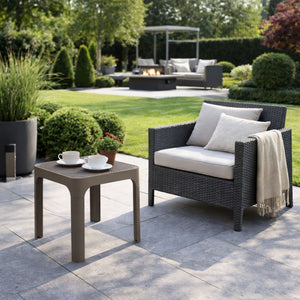 Outdoor Perforated Square Coffee Table | Nardi Net
