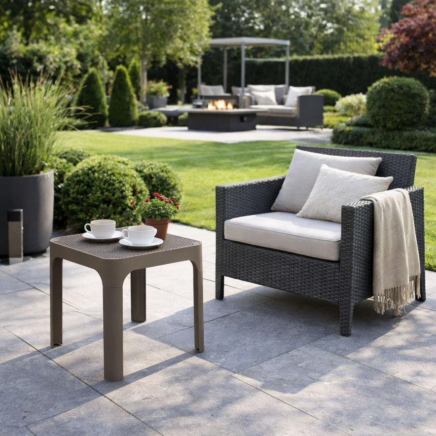 Outdoor Perforated Square Coffee Table | Nardi Net