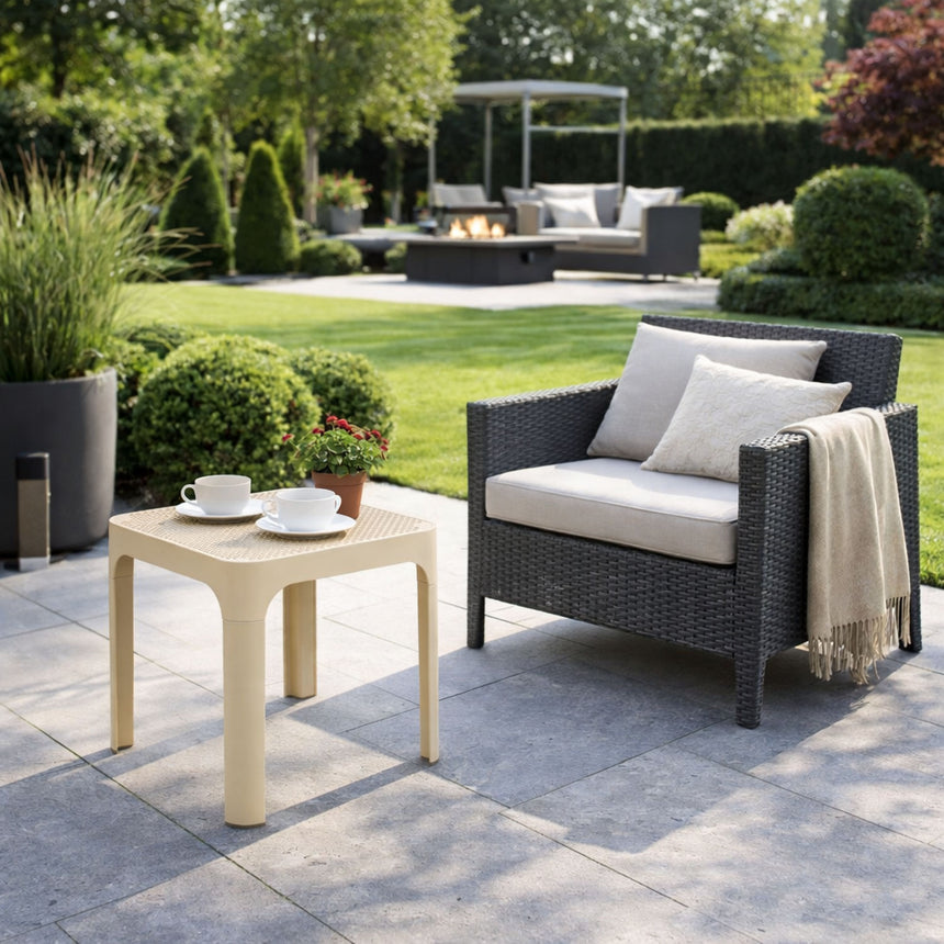 Outdoor Perforated Square Coffee Table | Nardi Net