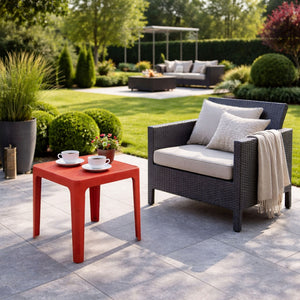 Outdoor Perforated Square Coffee Table | Nardi Net