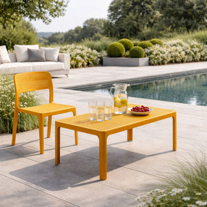 Outdoor Perforated Rectangular Coffee Table | Nardi Net