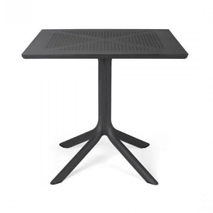 Perforated Square 4-Spoke Outdoor Dining Table | Nardi Clip