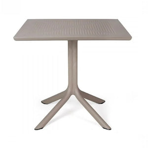 Perforated Square 4-Spoke Outdoor Dining Table | Nardi Clip