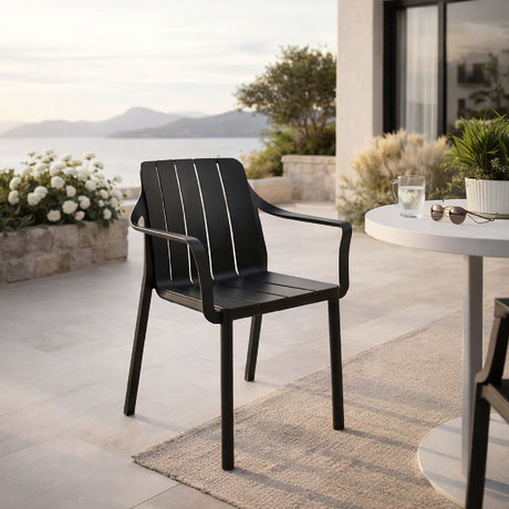 Regenerated Terra-Colored Outdoor Armchair | Nardi Tiberina | Italianfurniture.com