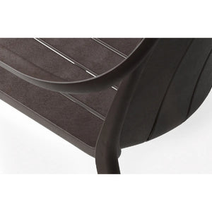 Regenerated Terra-Colored Outdoor Armchair | Nardi Tiberina | Italianfurniture.com