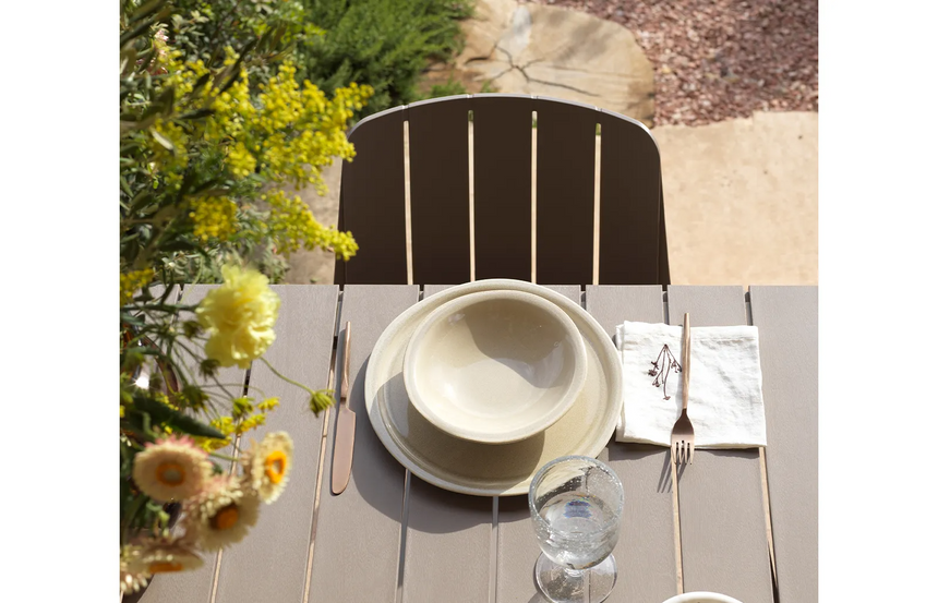 Slatted Outdoor Monobloc Chair | Nardi Tiberina | Italianfurniture.com