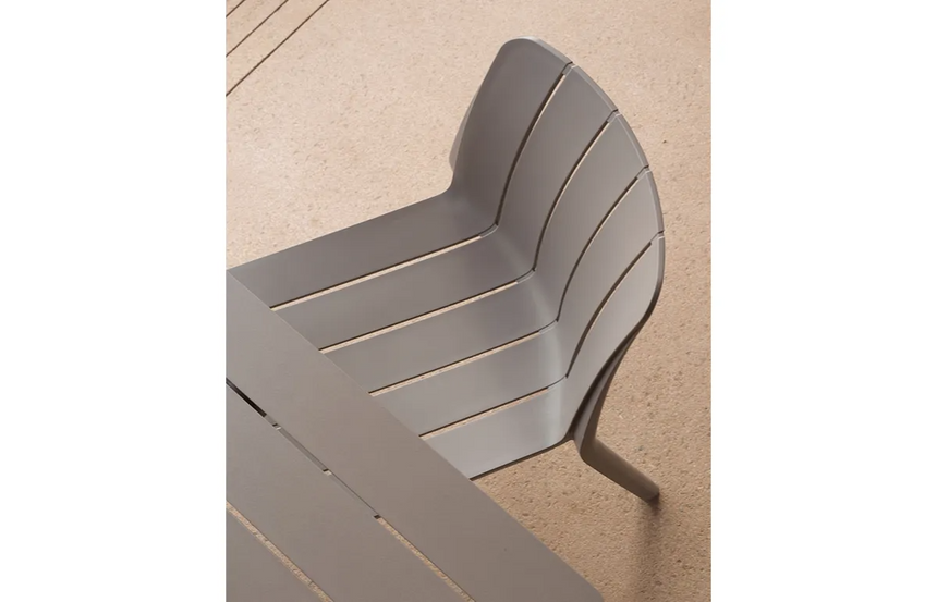 Slatted Outdoor Monobloc Chair | Nardi Tiberina | Italianfurniture.com