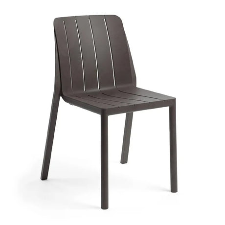 Regenerated Terra-Colored Outdoor Chair | Nardi Tiberina | Italianfurniture.com