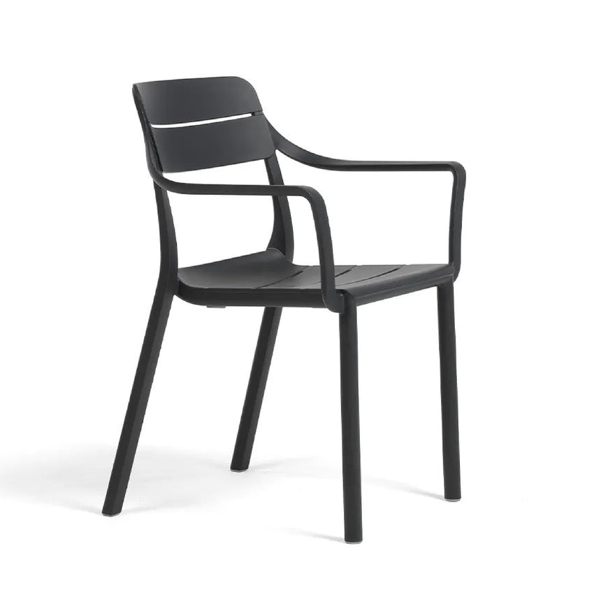 Fiberglass Monobloc Outdoor Dining Armchair | Nardi Cassia