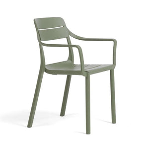 Regenerated Fiberglass Outdoor Dining Armchair | Nardi Cassia