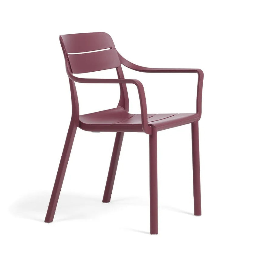 Fiberglass Monobloc Outdoor Dining Armchair | Nardi Cassia