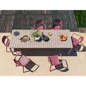 Fiberglass Monobloc Outdoor Dining Armchair | Nardi Cassia
