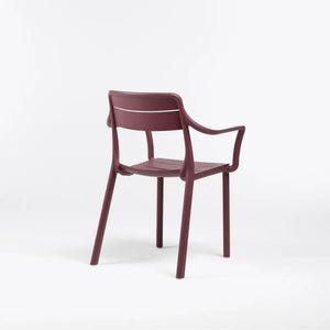 Fiberglass Monobloc Outdoor Dining Armchair | Nardi Cassia
