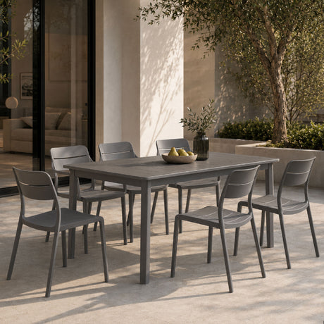 Regenerated Fiberglass Outdoor Dining Chair | Nardi Bistrot