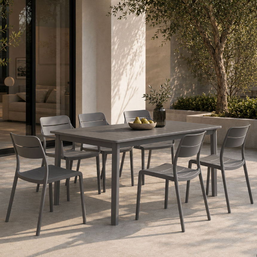 Regenerated Fiberglass Outdoor Dining Chair | Nardi Bistrot
