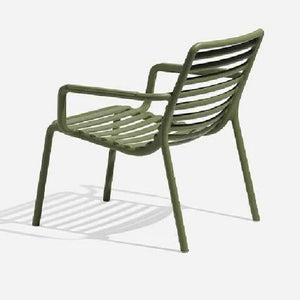 Slatted Stackable Outdoor Lounge Chair | Nardi Doga