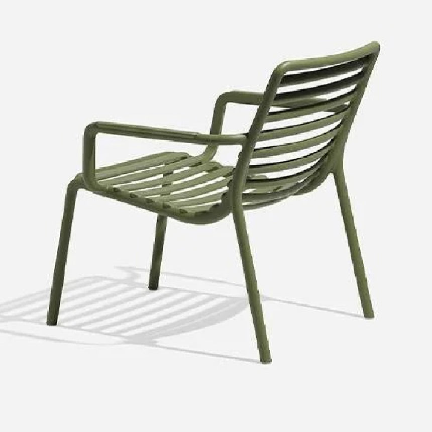 Slatted Stackable Outdoor Lounge Chair | Nardi Doga