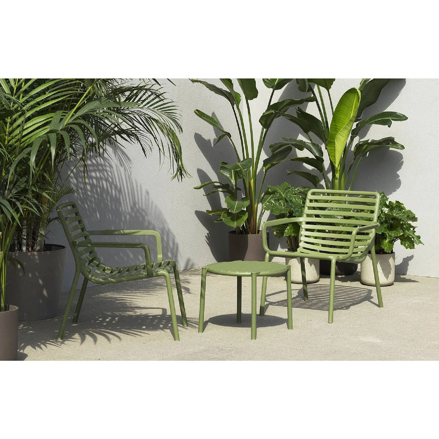 Slatted Stackable Outdoor Lounge Chair | Nardi Doga