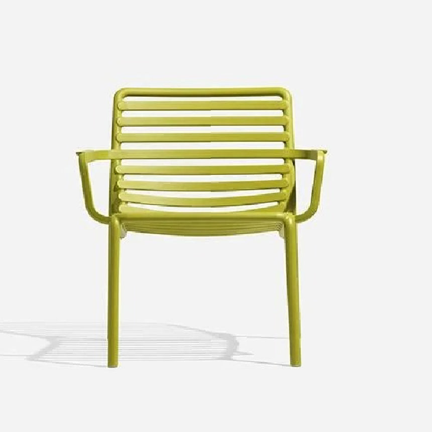 Slatted Stackable Outdoor Lounge Chair | Nardi Doga