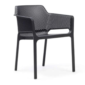 Square Perforated Outdoor Dining Armchair | Nardi Net