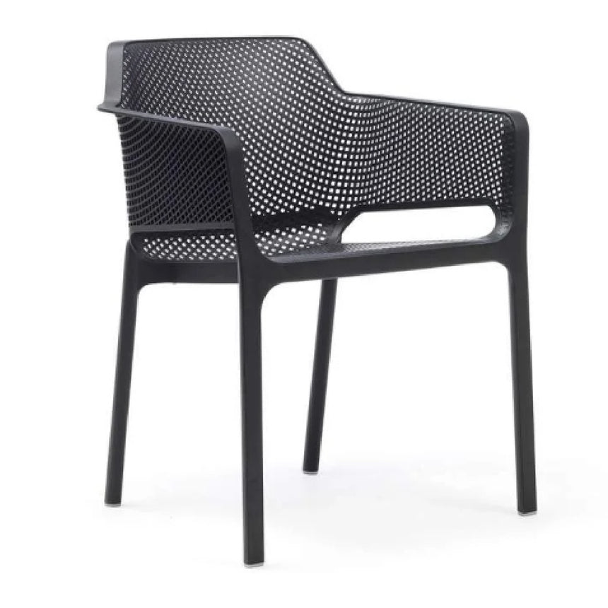Square Perforated Outdoor Dining Armchair | Nardi Net