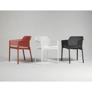 Square Perforated Outdoor Dining Armchair | Nardi Net