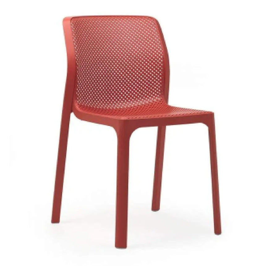 Perforated Monobloc Outdoor Dining Chair | Nardi Bit