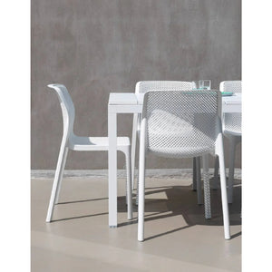 Perforated Monobloc Outdoor Dining Chair | Nardi Bit
