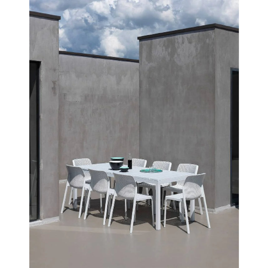 Perforated Monobloc Outdoor Dining Chair | Nardi Bit