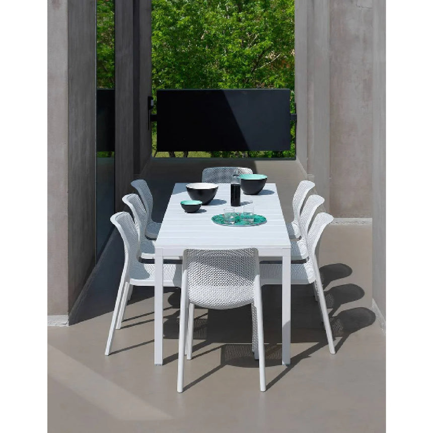 Perforated Monobloc Outdoor Dining Chair | Nardi Bit