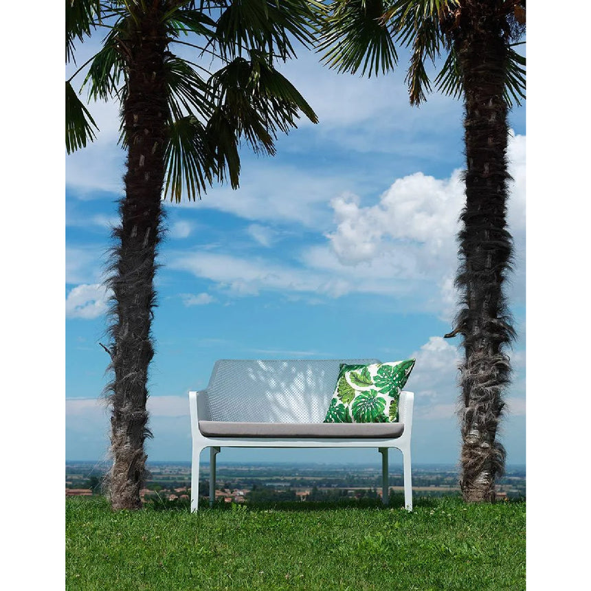 Outdoor Perforated 2-Seater Bench | Nardi Net | Italianfurniture.com