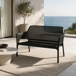 Outdoor Perforated 2-Seater Bench | Nardi Net | Italianfurniture.com