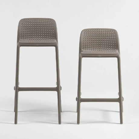 Outdoor Perforated Stackable Bar Stool | Nardi Lido