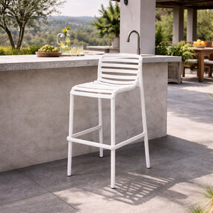 Slatted Outdoor Bar Stool | Nardi Doga