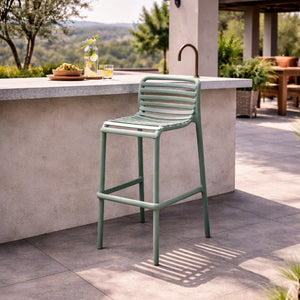 Slatted Outdoor Bar Stool | Nardi Doga