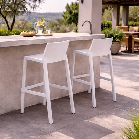 Minimalist Outdoor Bar Stool | Nardi Trill