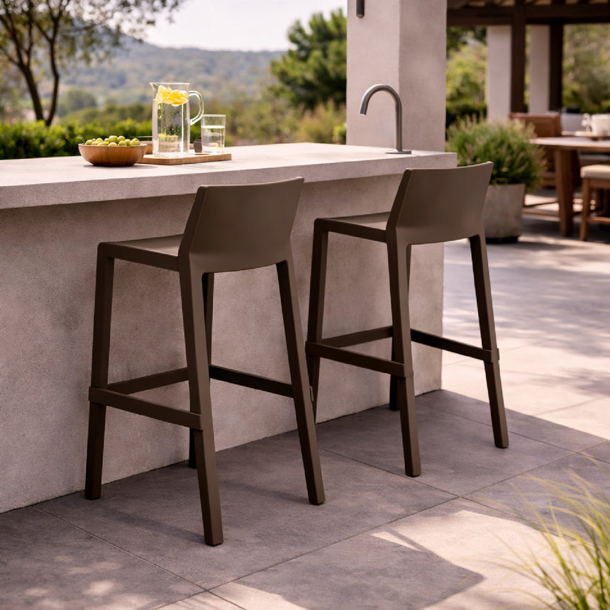 Minimalist Outdoor Bar Stool | Nardi Trill