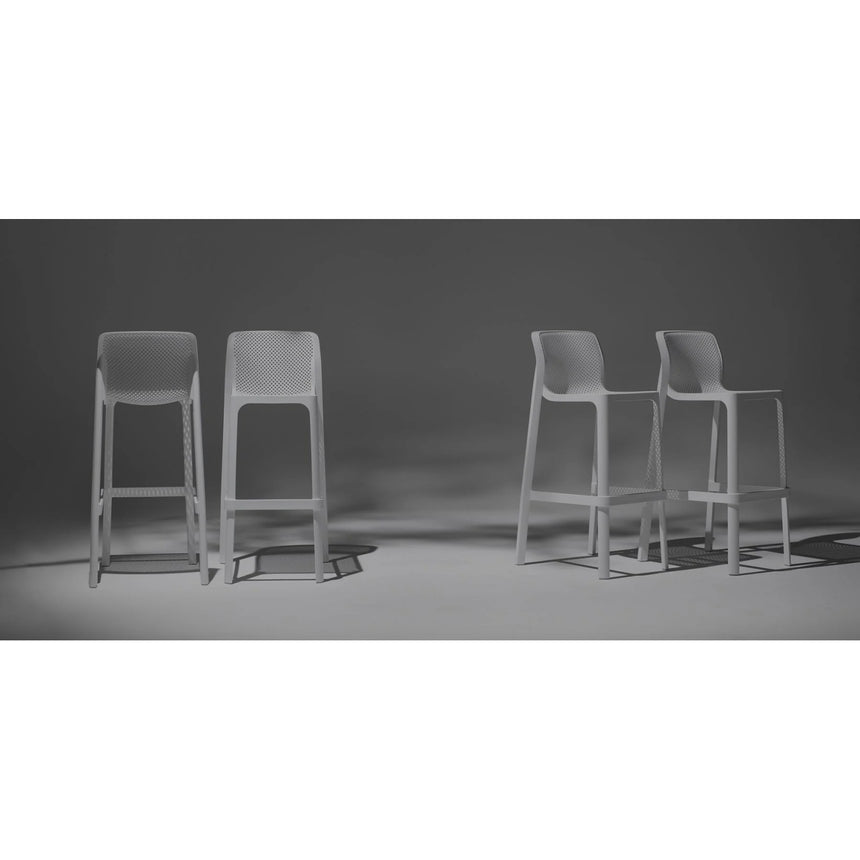 Outdoor Perforated Bar Stool | Nardi Net | Italianfurniture.com